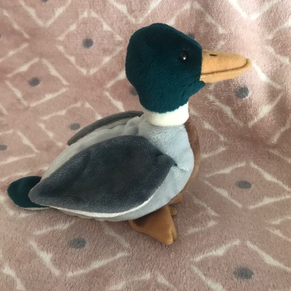 Retired 1998 Ty Beanie Jake Collectors Duck - Picture 3 of 6